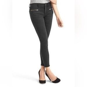 Gap 1969 True Skinny Stretch Ankle Jeans 25 R zipper Pockets